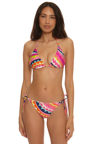 MULTI Swirl Triangle Bikini Top