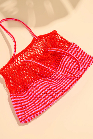 FLAME Braziliana Open Weave Tote Bag