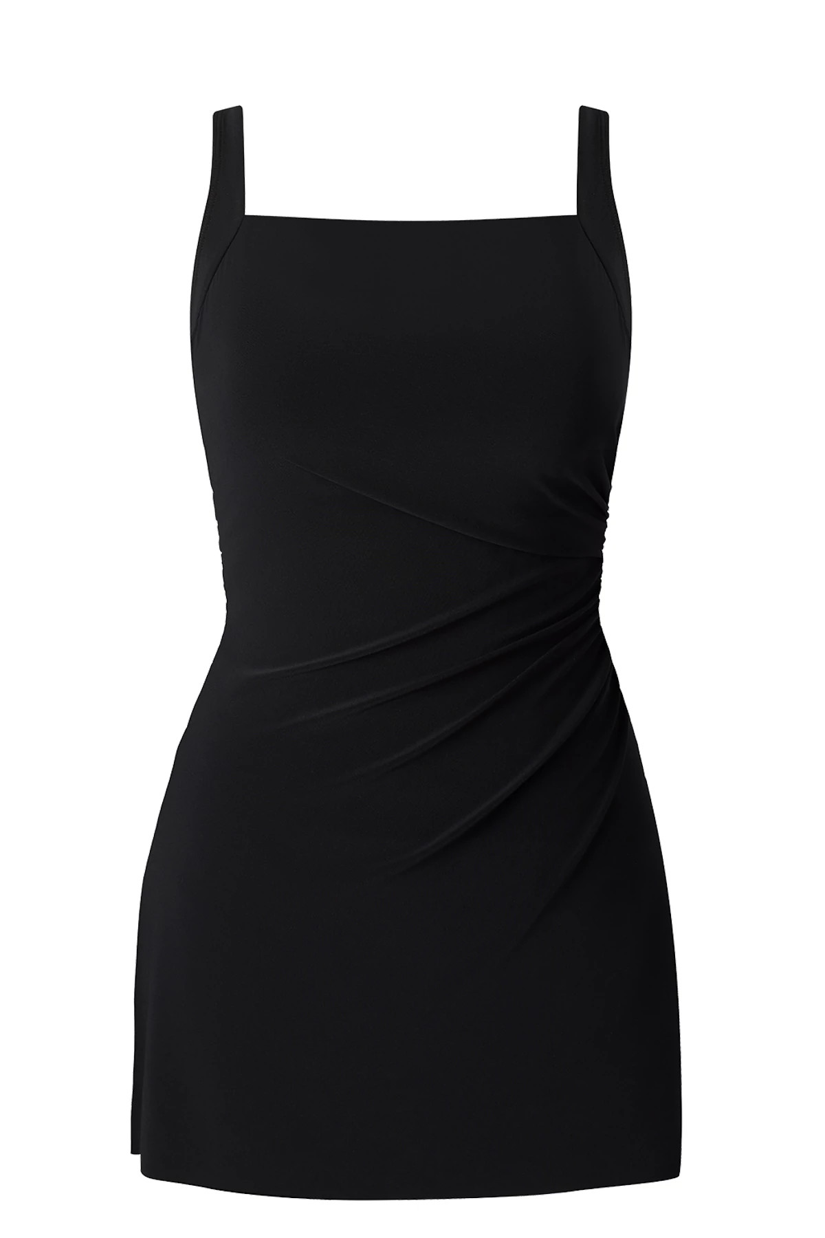 BLACK Orla Square Neck Swim Dress image number 5