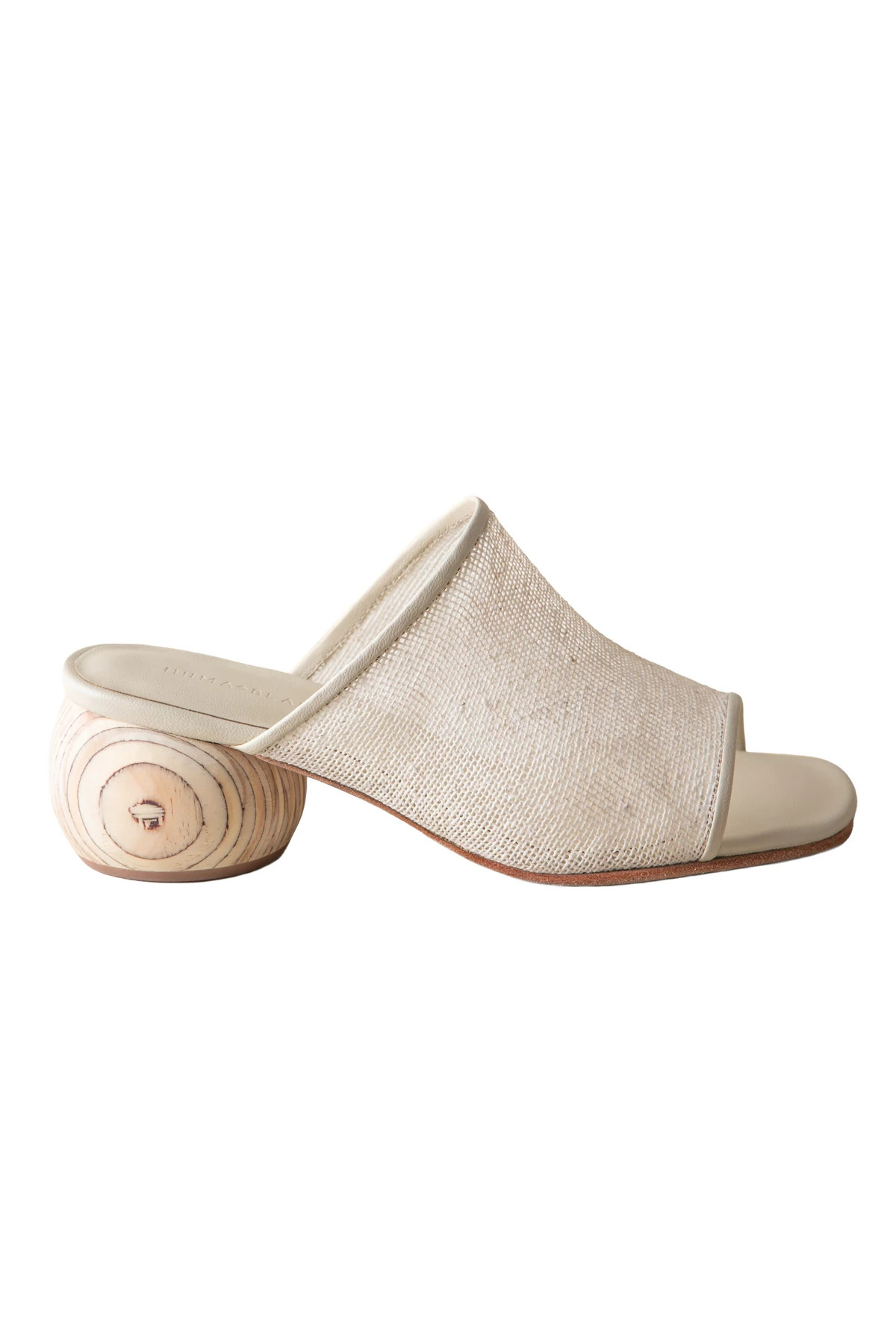 NATURAL JUTE Milla Heeled Slide image number 3