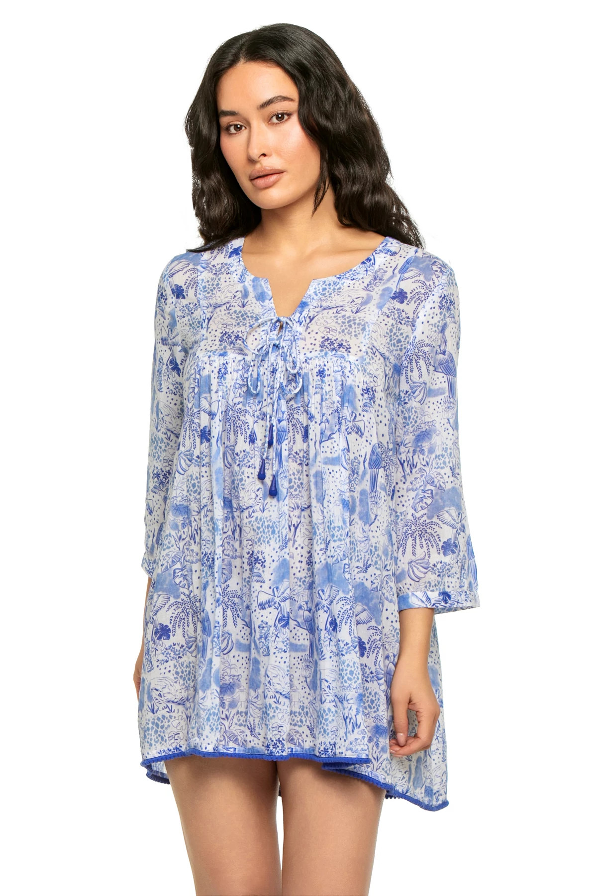 ANAPLOIS BLUE Seychelles Tunic image number 1