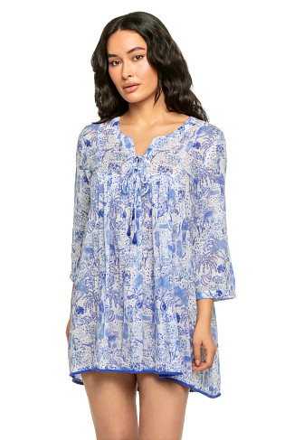 ANAPLOIS BLUE Seychelles Tunic