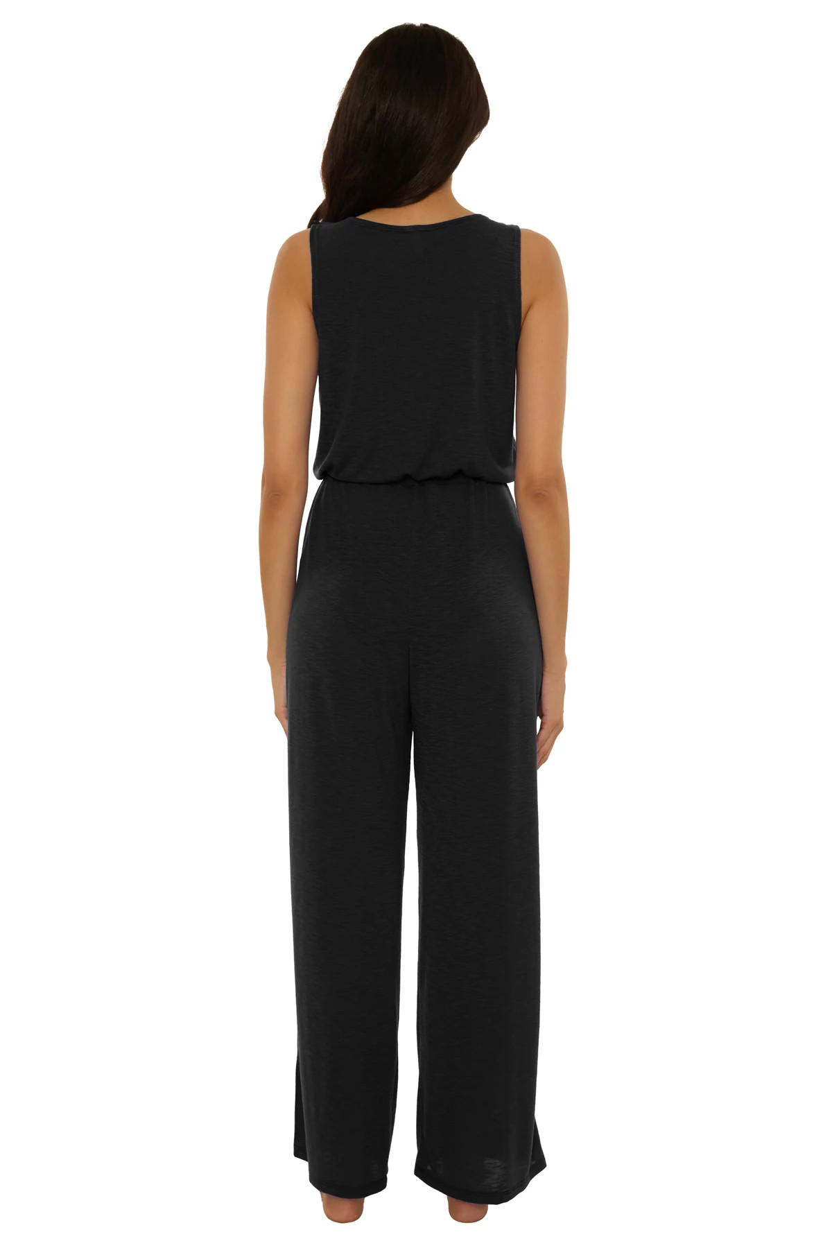 BLACK Breezy Basics Jumpsuit image number 2