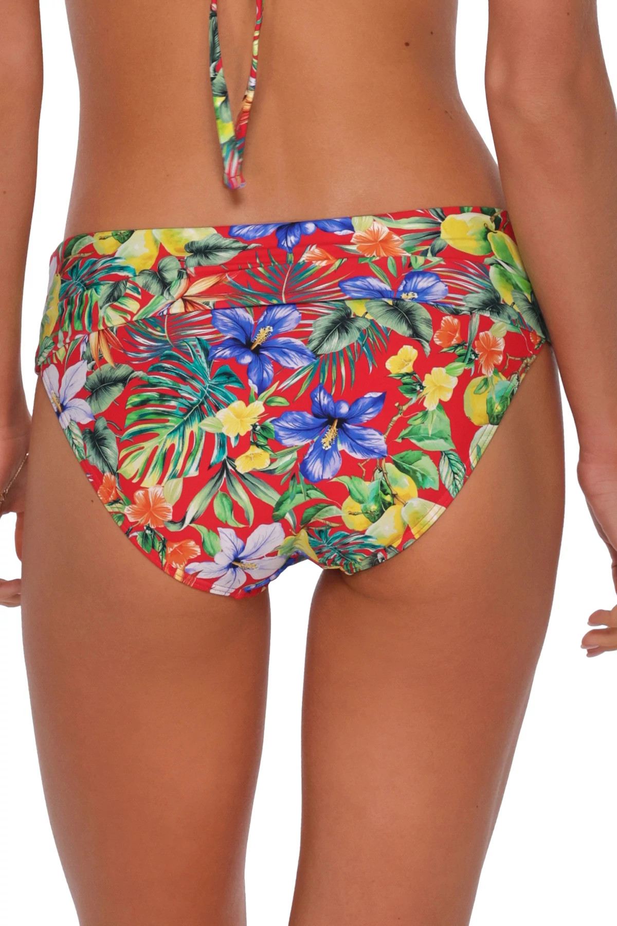 SURF'S UP Unforgettable Banded Hipster Bikini Bottom image number 2