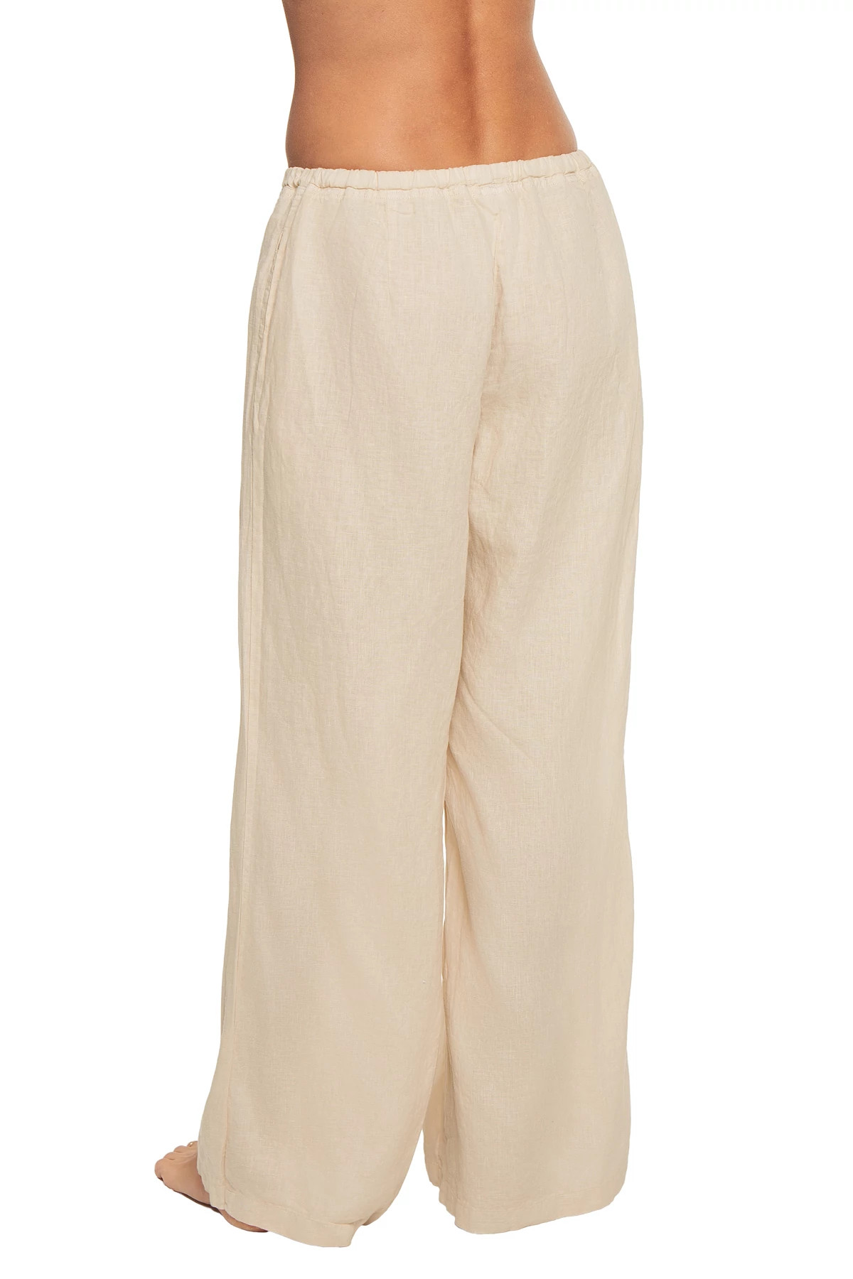 SAND Dana Wide Leg Linen Pants image number 2