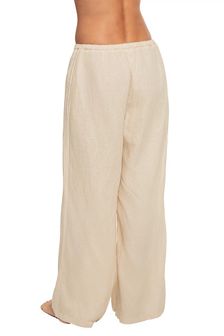 SAND Dana Wide Leg Linen Pants
