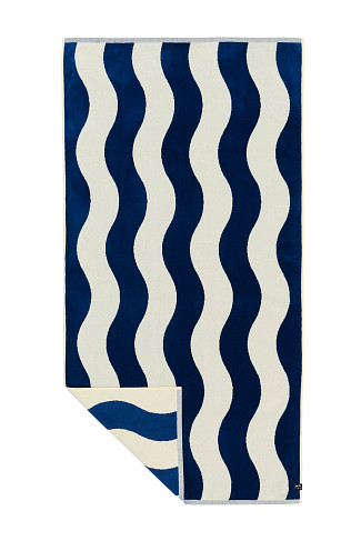 DEEP POOL Stripe Woven Beach Towel 