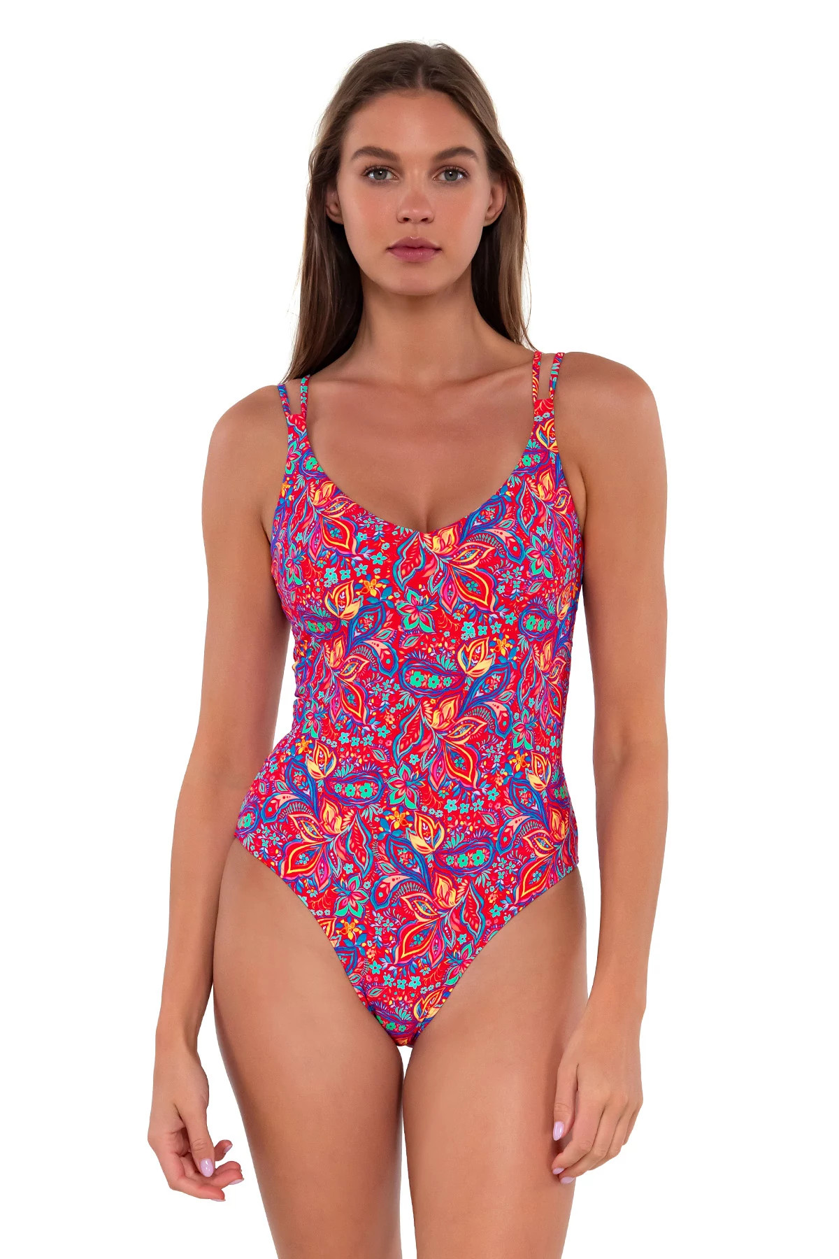RUE PAISLEY Veronica One Piece Swimsuit image number 1