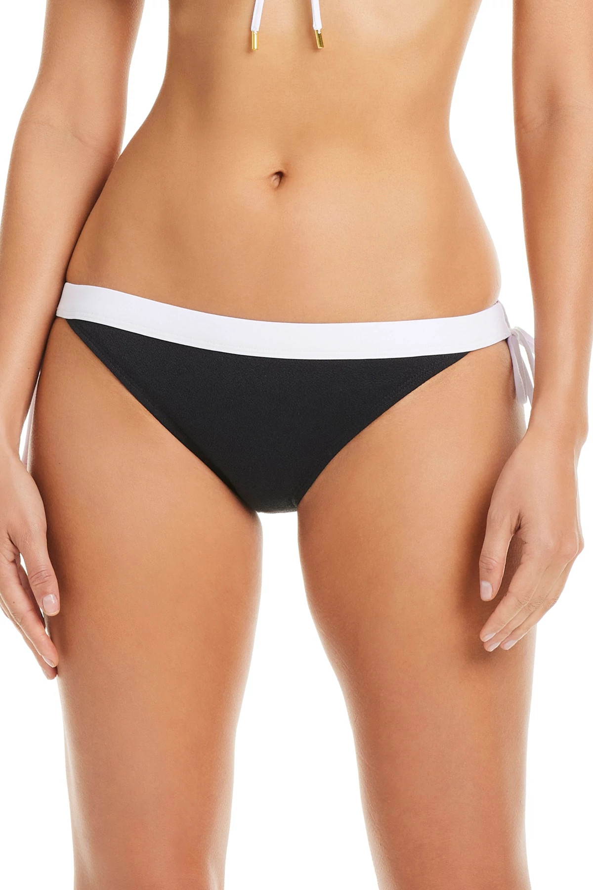 BLACK Hipster Tie Side Bikini Bottom image number 1