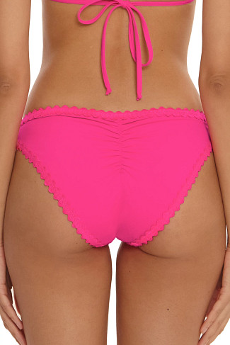 STRAWBERRY Adela Scalloped Hipster Bikini Bottom