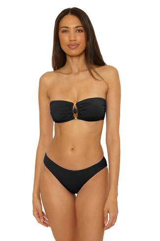 BLACK Brinley Bandeau Bikini Top