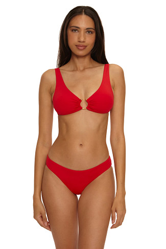 RUBY Mira Ring Detail Bralette Bikini Top