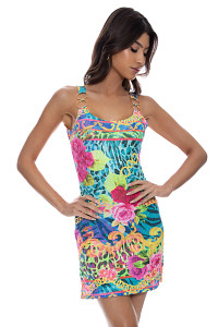 Wild Blooms Mini Dress