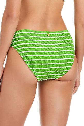 FRENCH IVY/WHITE Pucker Up Hipster Bikini Bottom