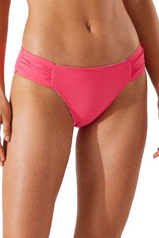 CORAL COAST Reversible Stripe Tab Side Hipster Bikini Bottom