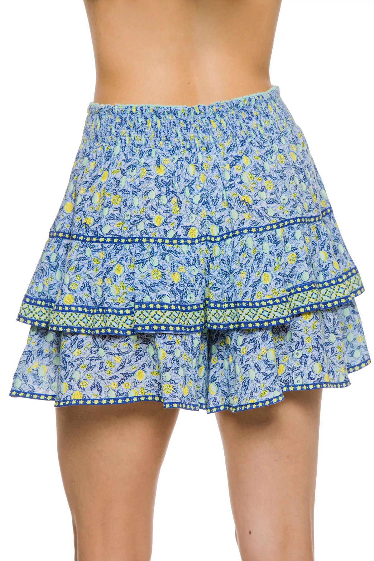 BLUE LEMON Cullote Mini Skirt image number 2