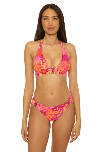 MULTI Mira Halter Bikini Top