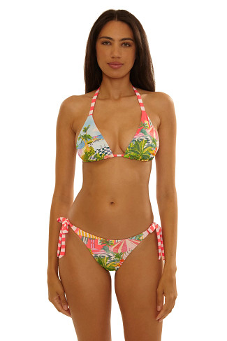 MULTI Miami Beach Reversible Halter Bikini Top