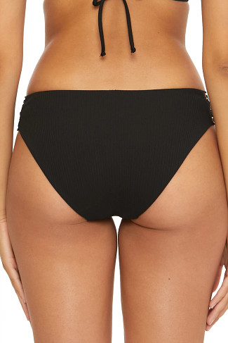 BLACK Daniella Tab Side Hipster Bikini Bottom