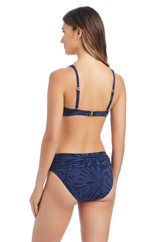 MIDNIGHT Textured Bralette Bikini Top