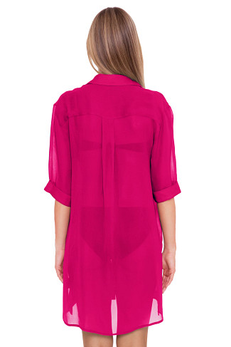 PINK PEPPERCORN Button Up Tunic