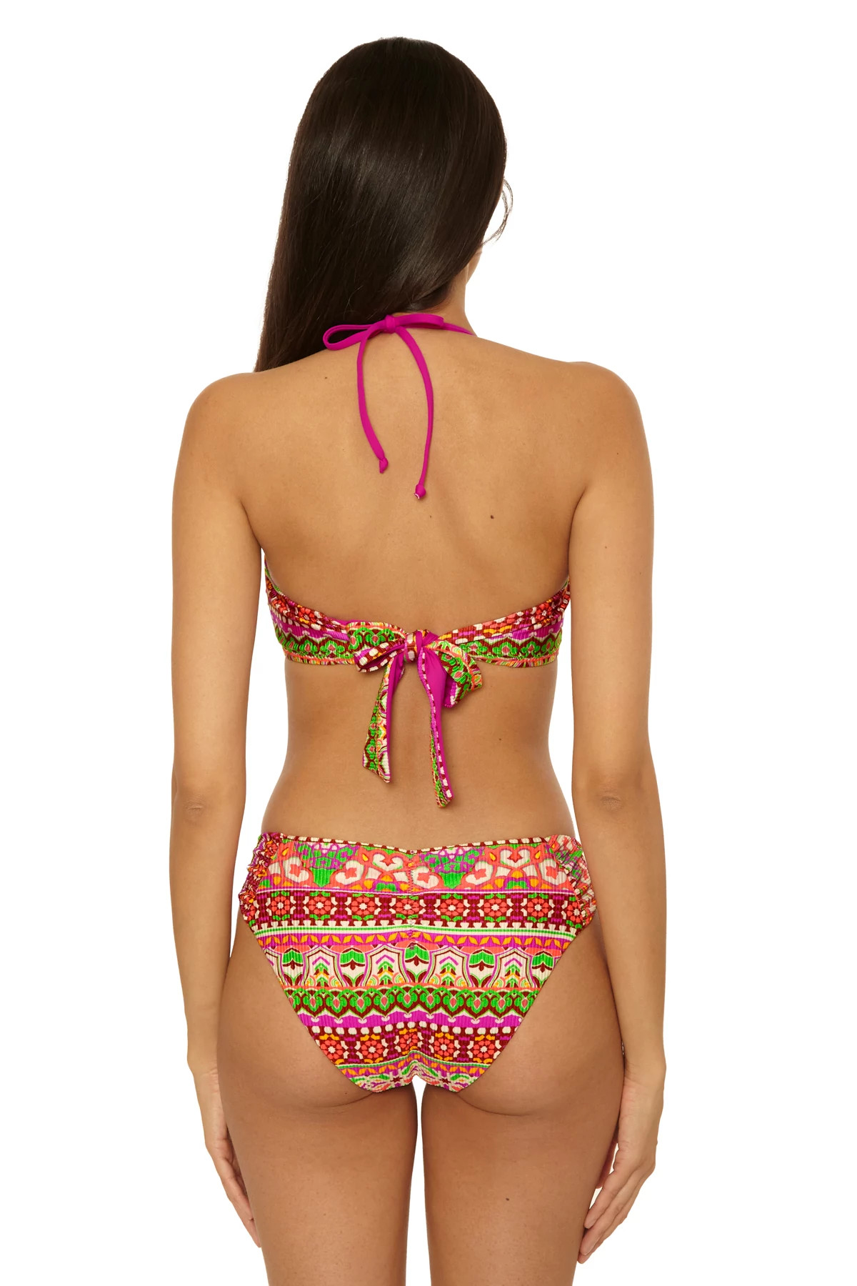 MULTI Brinley Bandeau Bikini Top image number 2