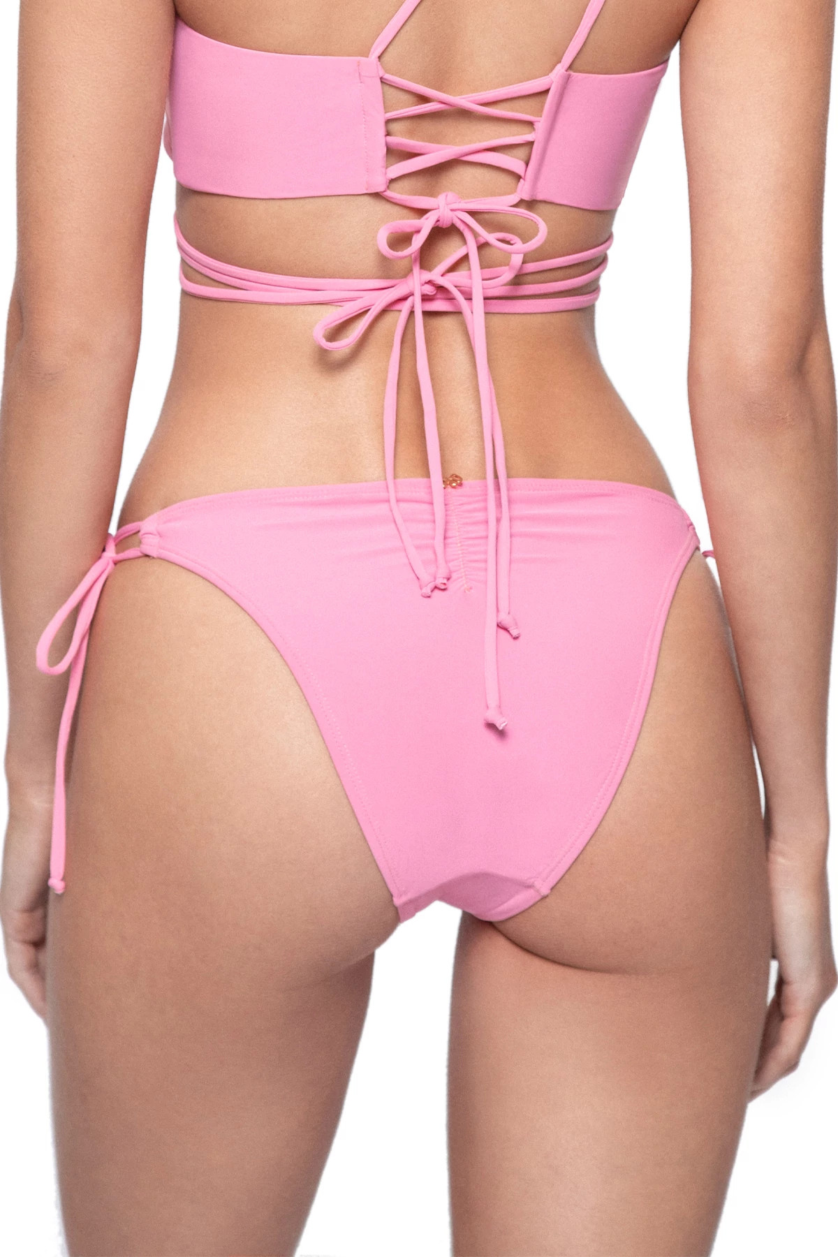 AURA Loop Tie Side Brazilian Bikini Bottom image number 2