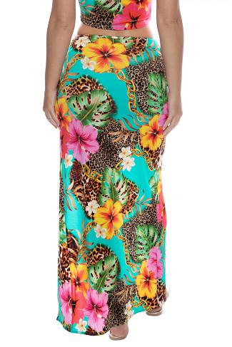 MULTI Visions Of Paradise Maxi Skirt
