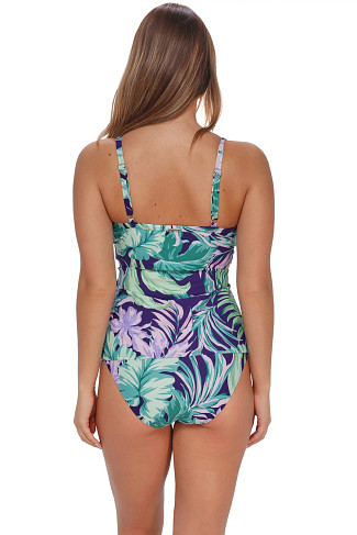 PALM SHADE Forever Underwire Tankini Top (E-H Cup)