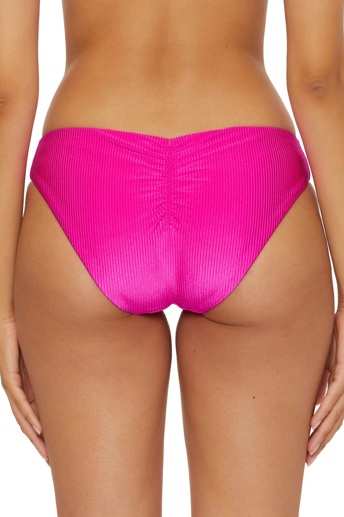 AZALEA Adela Ruched Hipster Bikini Bottom image number 2