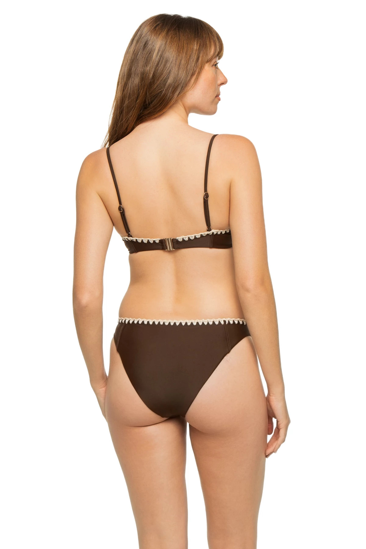 BEACH BROWN Emmeline Bikini Top image number 2