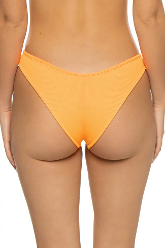 MELON MICRO RIB Lulu Brazilian Bikini Bottom
