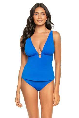 PACIFIC Beaded Plunge Tankini Top