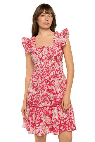 LAIKA PINK Elena Smocked Dress