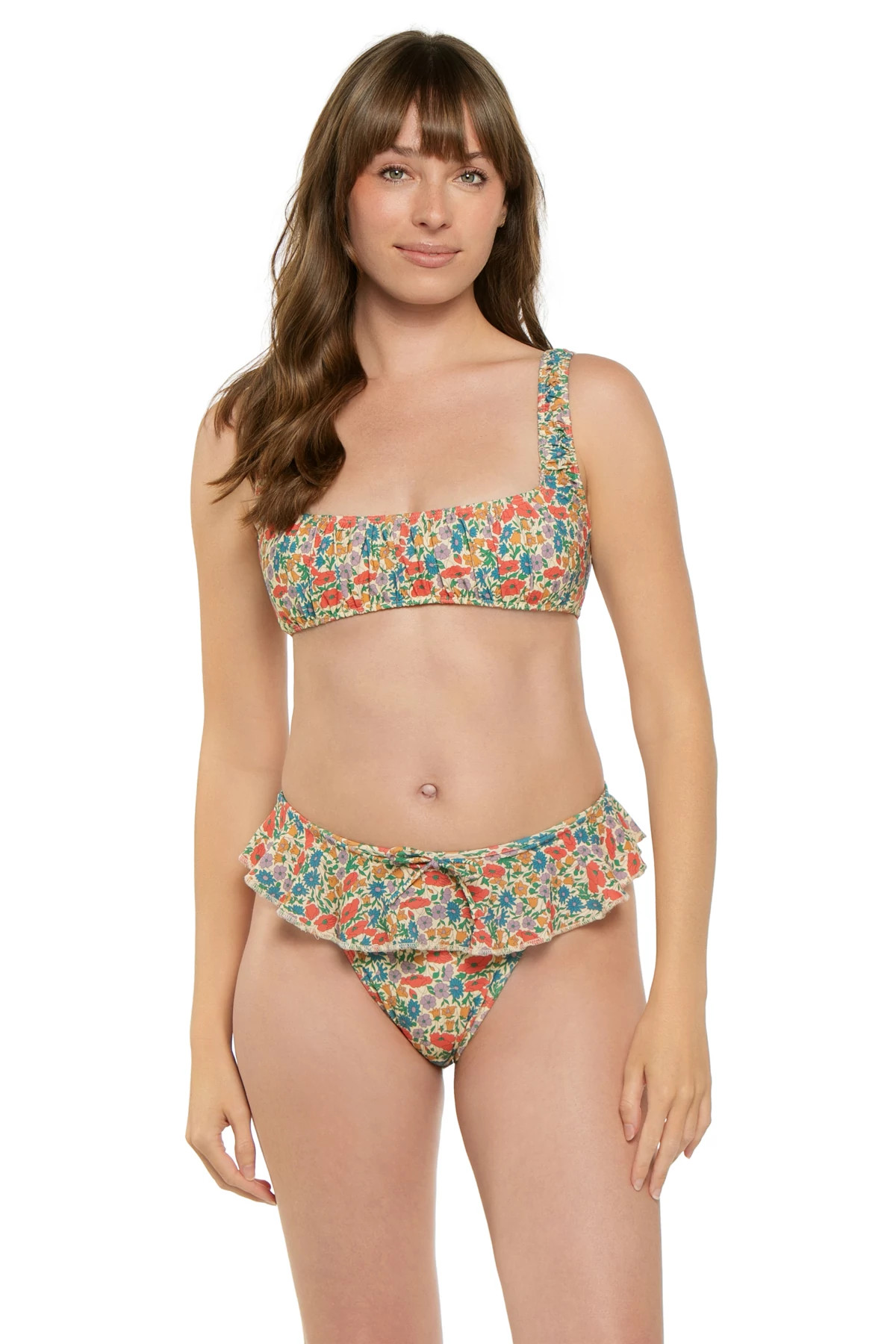 FLORENCIA FLORAL Zoe Bralette Bikini Top image number 1