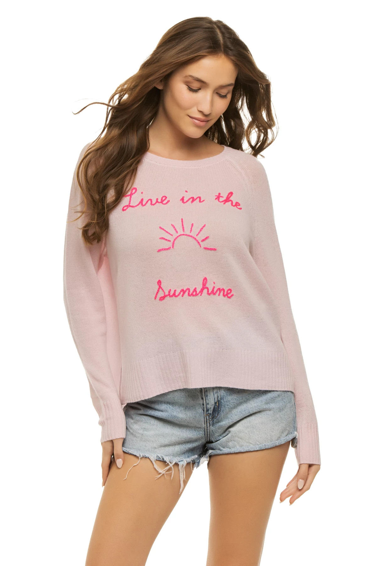 PINK/PINK Live In The Sunshine Sweater image number 1