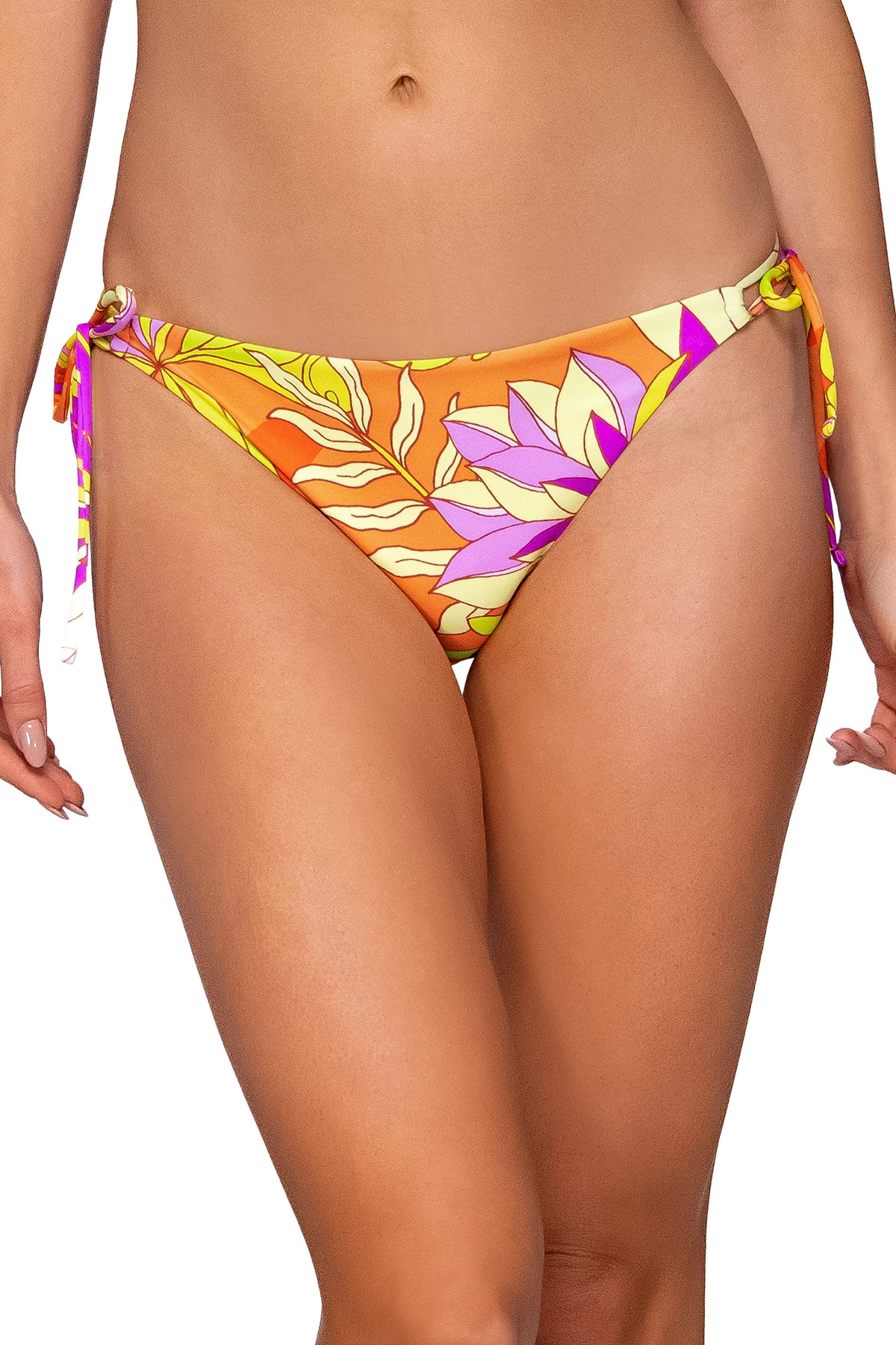 PALACE GARDEN Everlee Tie Side Hipster Bikini Bottom image number 1