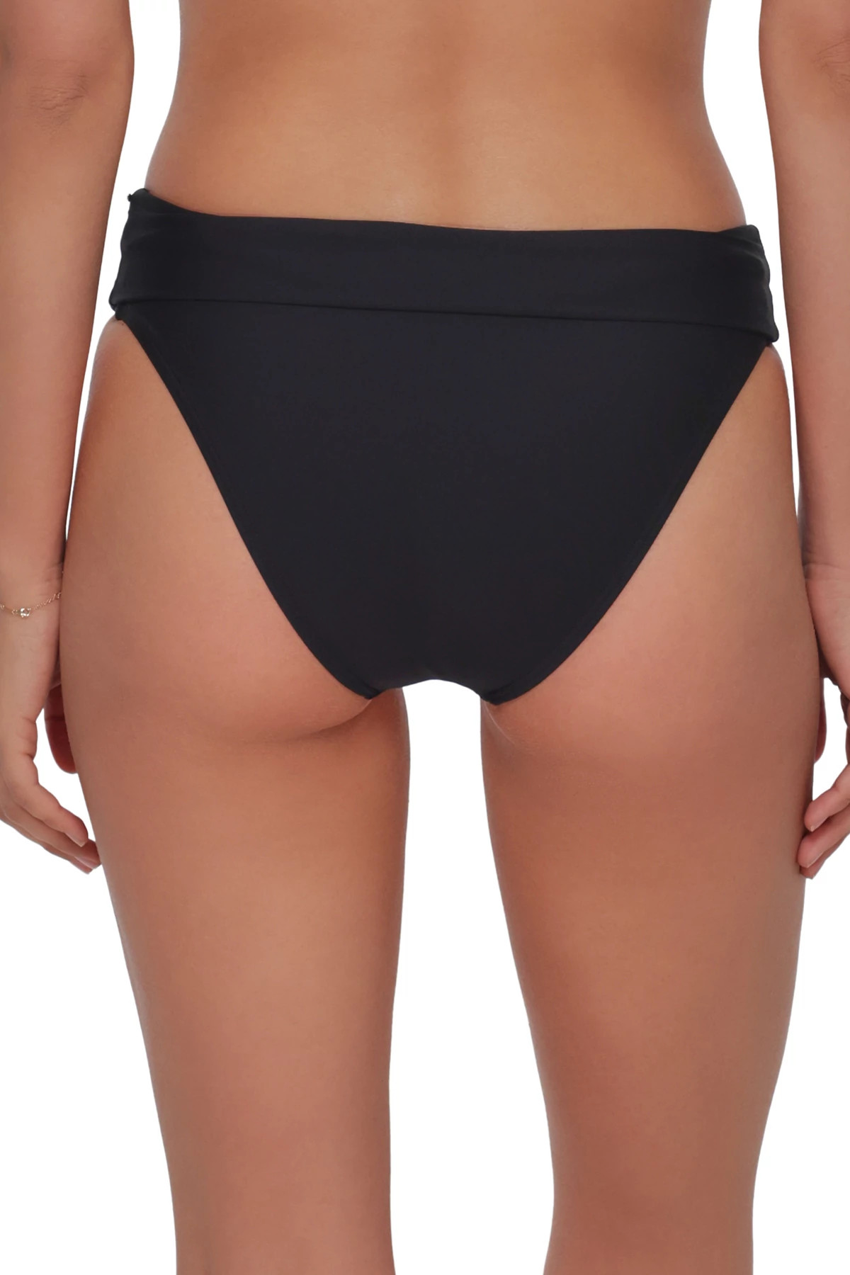 BLACK Laura Fold High Waist Bikini Bottom image number 3