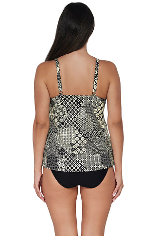 VENICE SEAGRASS TEXTURE Jenna Tankini Top