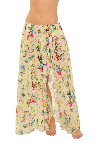 MULTI Klaire Butterfly Maxi Skirt