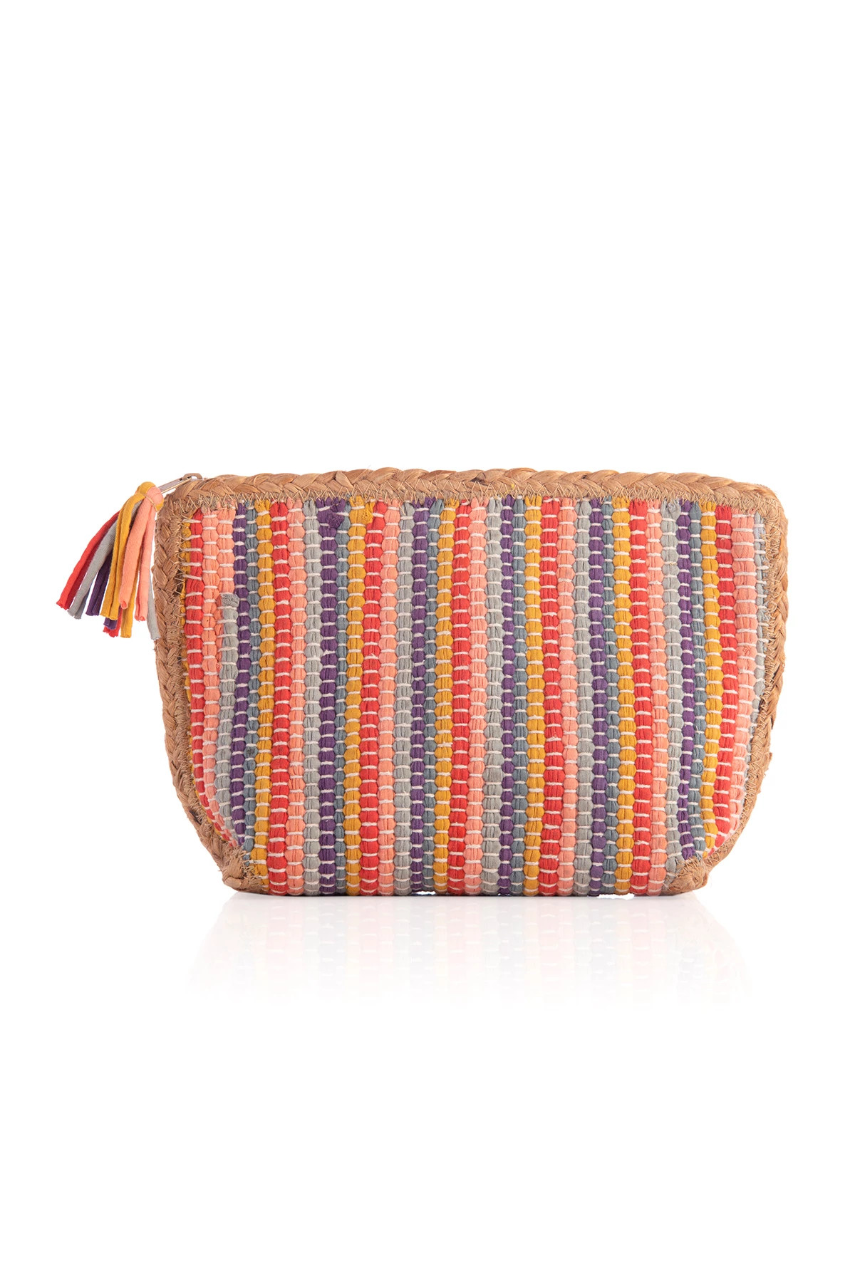 SUNSET Chindi Pouch image number 1