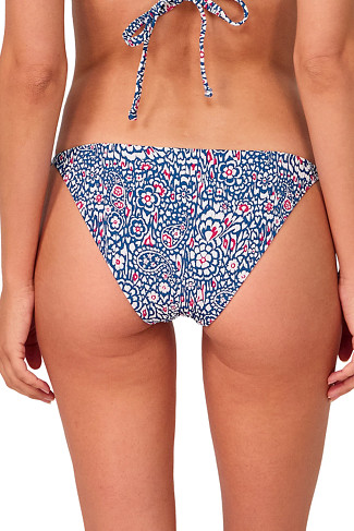 AMERICANA RIB McKenna Tie Side Hipster Bikini Bottom