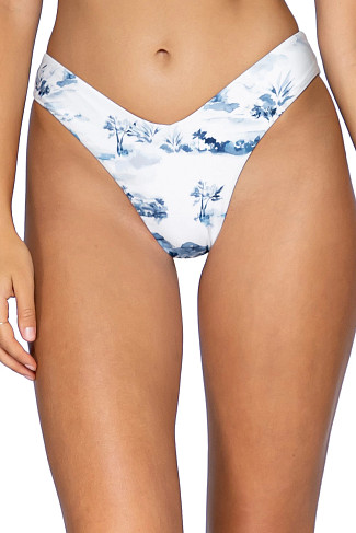 PLAYA AZUL Valencia V-Front Brazilian Bikini Bottom