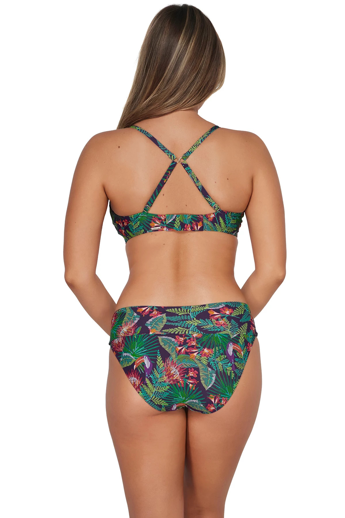 WELCOME TO RIO Kauai Keyhole Underwire Bikini Top (D+ Cup) image number 2