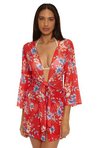 MULTI Country Side Kimono Cover Up