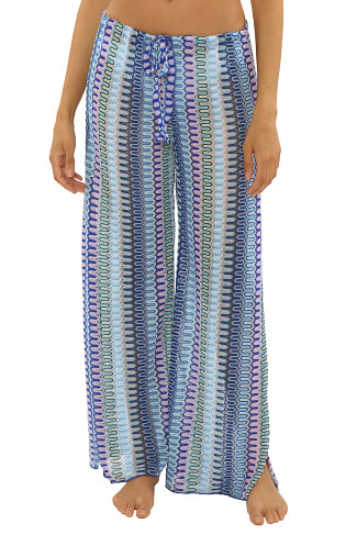 LAPIS/MULTI Sundown Split Leg Pants