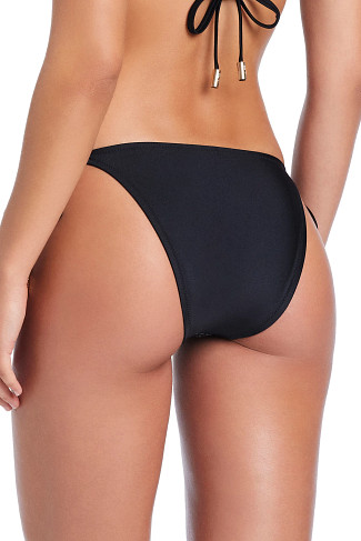 BLACK Diamond Dust Tie Side Bikini Bottom