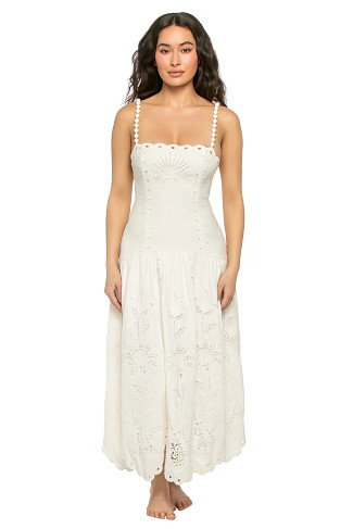 OFF WHITE Richilieu Midi Dress