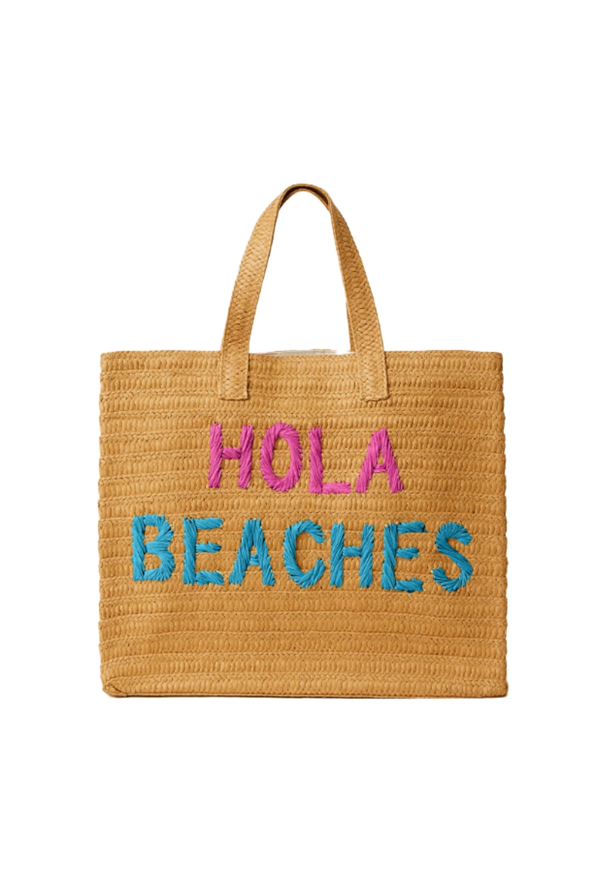 SAND FUCHSIA/RAINBOW Hola Beaches Tote image number 1