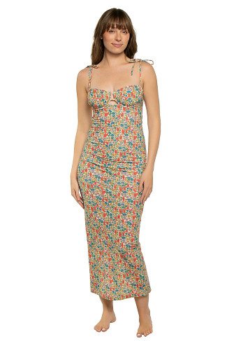 FLORENCIA FLORAL Petal Maxi Dress